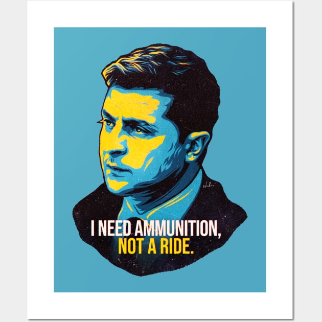 I Need Ammunition, Not A Ride Wall Art by nordacious